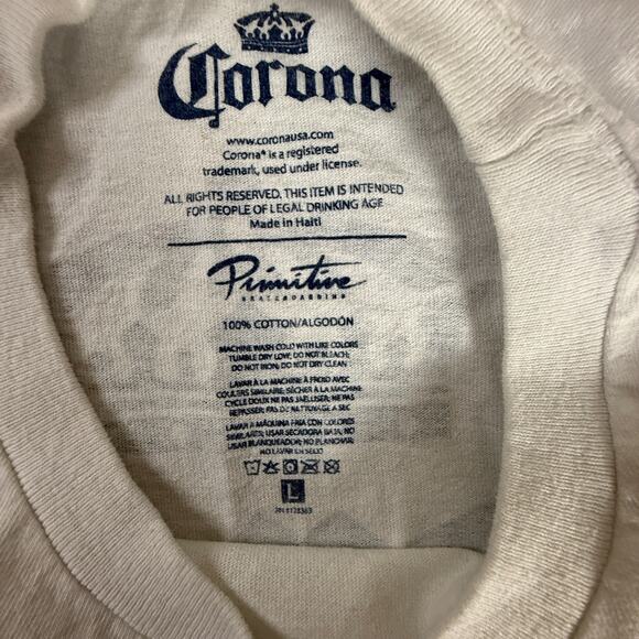 Primitive Corona Graphic Tee 100% Cotton Collab Shirt (Men’s) - Picture 3 of 4